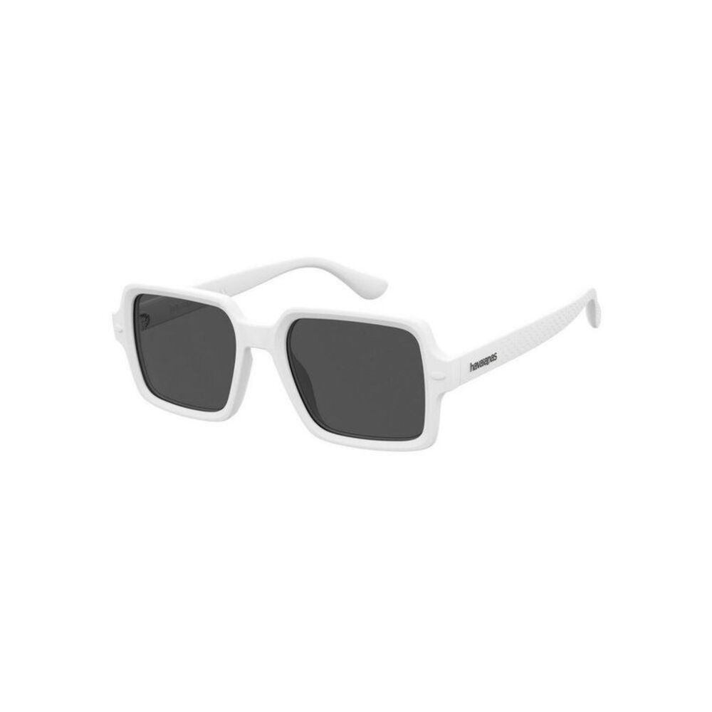 HAVAIANAS Rubber Frame Sunglasses with UV Protection Unisex White